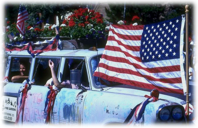 People also honor soldiers with parades ...